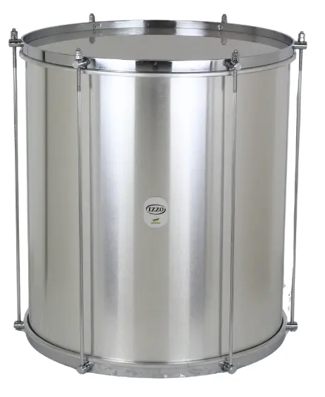 Surdo 18" x 45 CM Axe - Aluminio matte - IZZO INSTRUMENTOS MUSICAIS