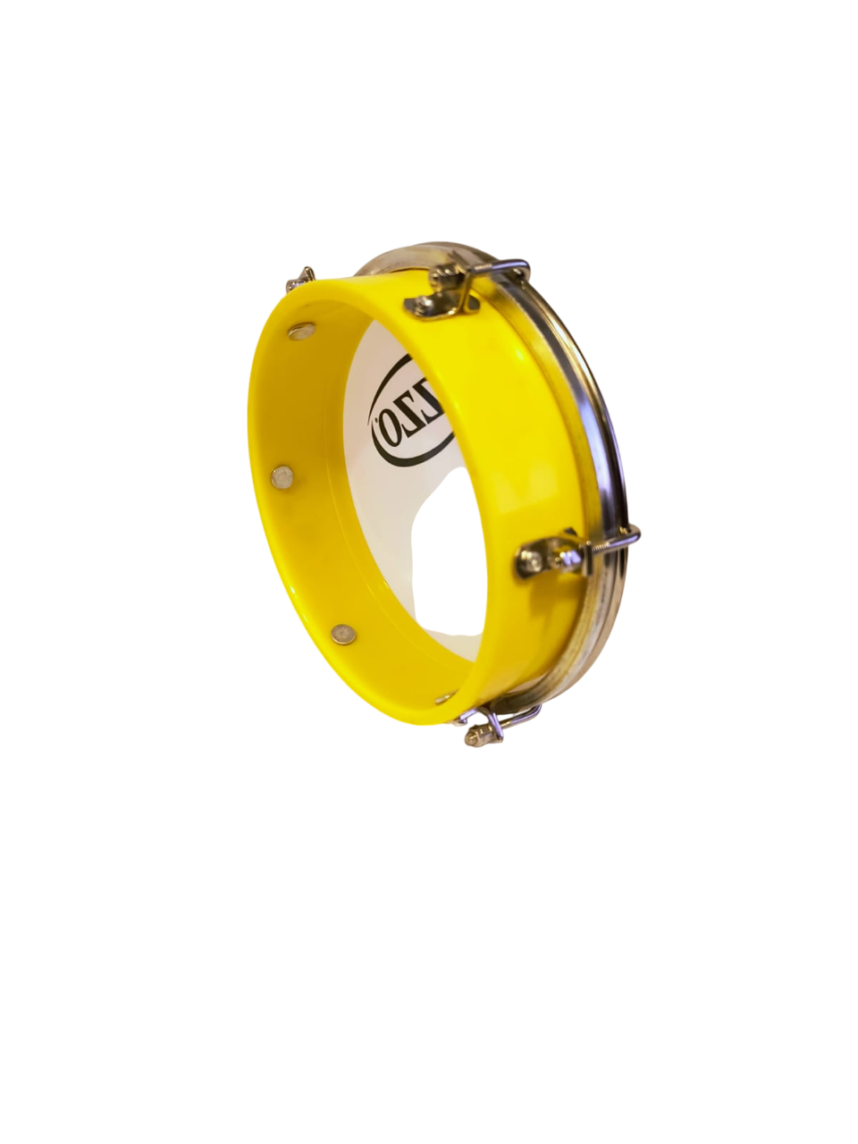 Tamborín 6" x 6 Afinadores - ABS AMARILLO - IZZO INSTRUMENTOS MUSICAIS