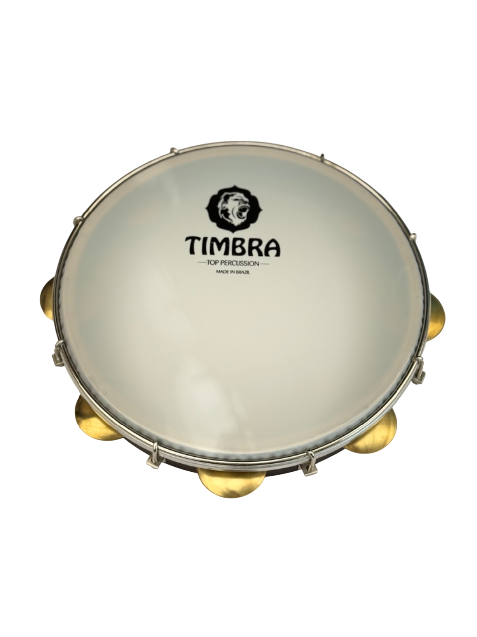 Pandeiros Profesional 11" x 14 platínelas doradas - Madera